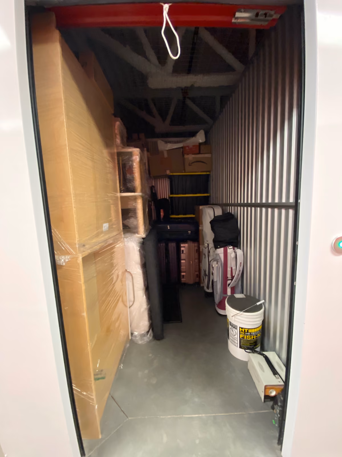 5x10 storage unit at Bow City Storage © Cactus Moving