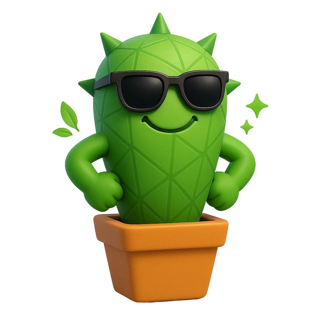 Cactus Moving mascot